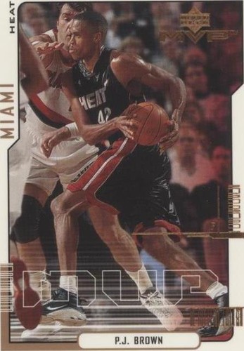 2000-01 Upper Deck MVP - P.J. Brown #86