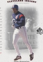 2001 SP Authentic - Juan González #14