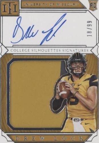 2019 Panini National Treasures Collegiate Drew Lock #110