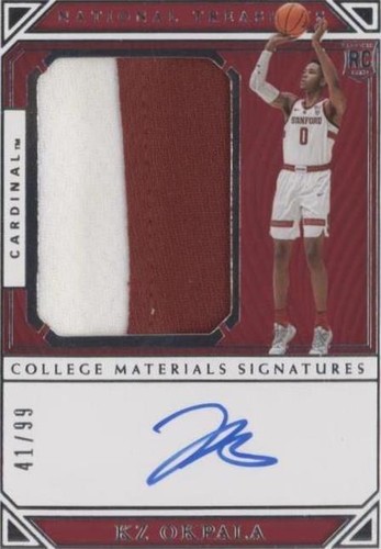 2020-21 Panini National Treasures Collegiate Basketball Trading
