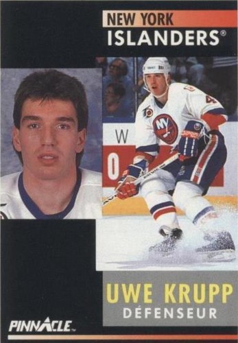 1991-92 Pinnacle French - Uwe Krupp #19