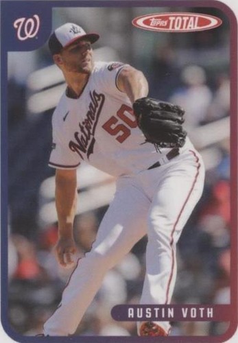 2020 Topps Total - Austin Voth #353