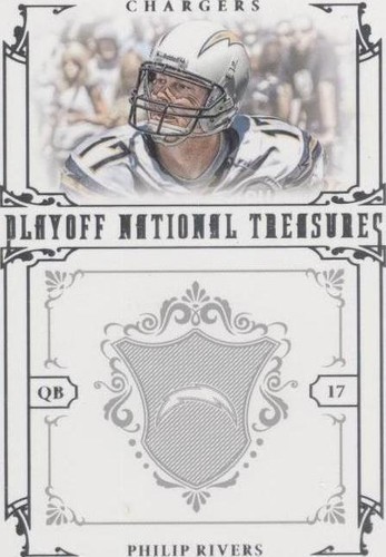 2008 Playoff National Treasures Philip Rivers #25