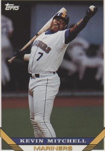 1993 Topps #217 Kevin Mitchell - Seattle Mariners | eBay