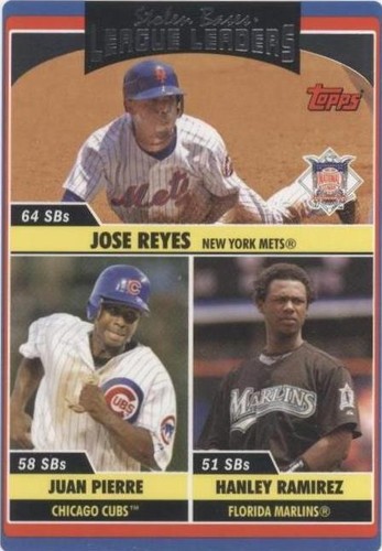 2006 Topps Updates & Highlights - Hanley Ramirez Jose Reyes Juan Pierre #UH213