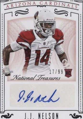 2015 Panini National Treasures J.J. Nelson #169