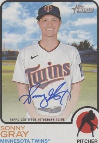 2022 Topps Heritage High Number - Sonny Gray #ROA-SG