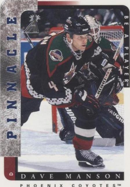 1996-97 Pinnacle Be A Player - Dave Manson #57