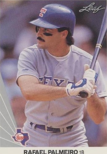 1990 Leaf - Rafael Palmeiro #100