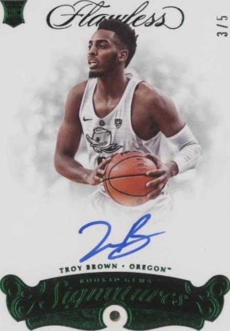 2018-19 Panini Flawless Collegiate - Troy Brown Jr. #113