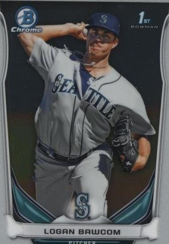 2014 Bowman Chrome - Logan Bawcom #BCP81