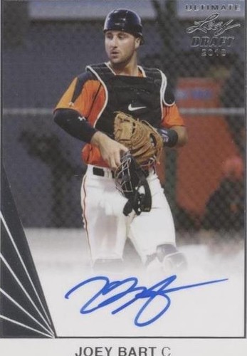2018 Leaf Ultimate Draft - Joey Bart #BA-JB1