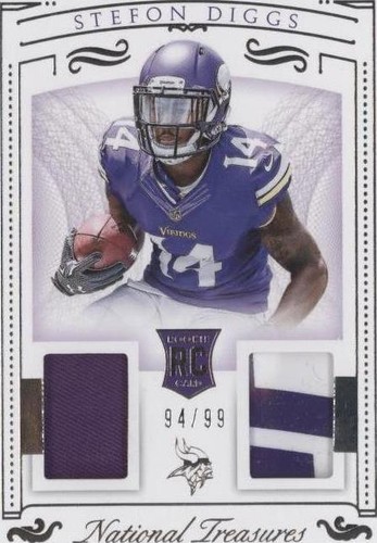 2015 Panini National Treasures Stefon Diggs #RDM-SD