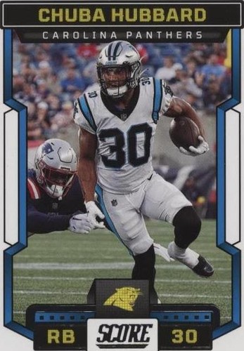 2023 Score Chuba Hubbard #50