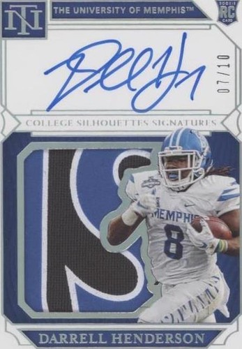 2019 Panini National Treasures Collegiate Darrell Henderson #144