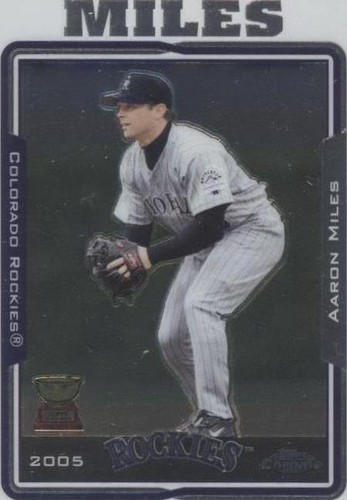 2005 Topps Chrome - Aaron Miles #388
