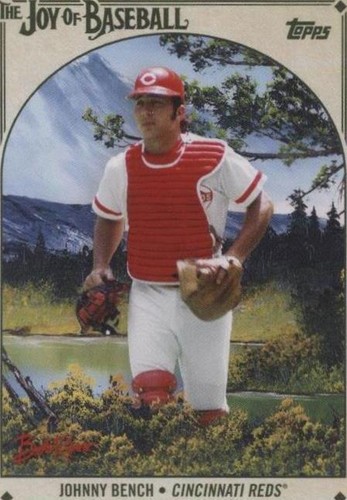 2023 Topps X Bob Ross The Joy of Baseball - Johnny Bench #87