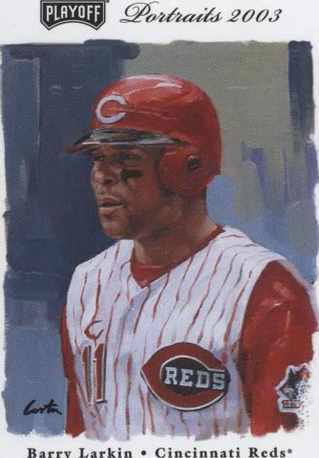 2003 Playoff Portraits - Barry Larkin #33