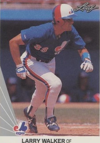1990 Leaf - Larry Walker #325