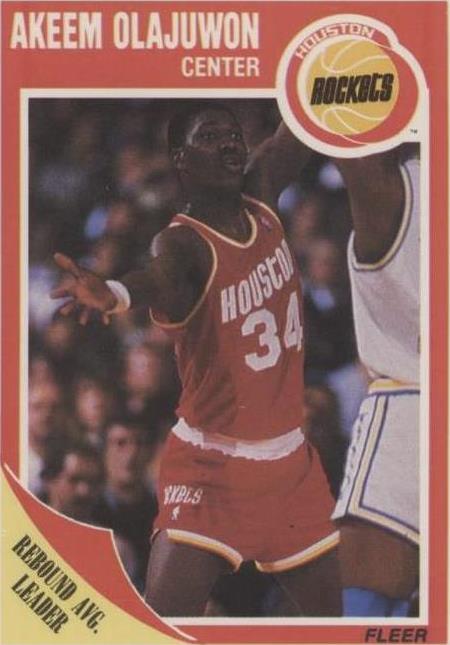 Fleer 1989-90 - Hakeem Olajuwon #61