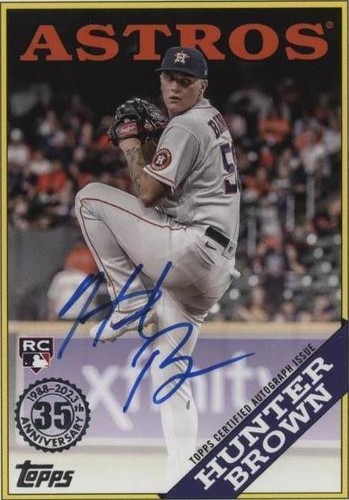 2023 Topps Series 2 - Hunter Brown #88BA-HB