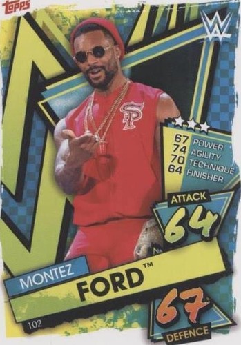 2021 Topps WWE Slam Attax - Montez Ford #102