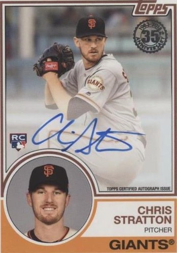 2018 Topps Update Series - Chris Stratton #83A-CS