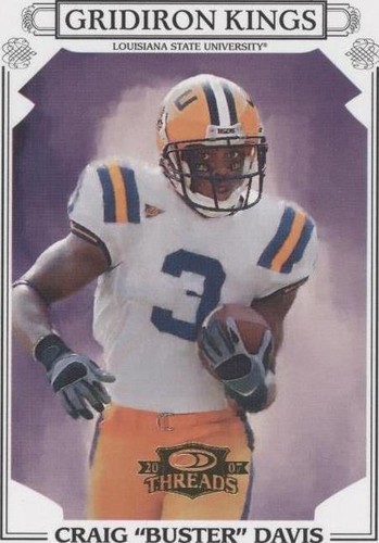 2007 Donruss Threads Craig Davis #CGK-18