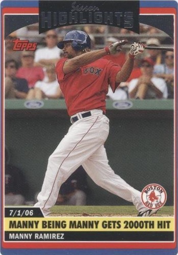 2006 Topps Updates & Highlights - Manny Ramirez #UH179