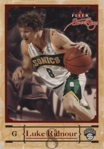2004-05 Fleer Sweet Sigs - Luke Ridnour #66