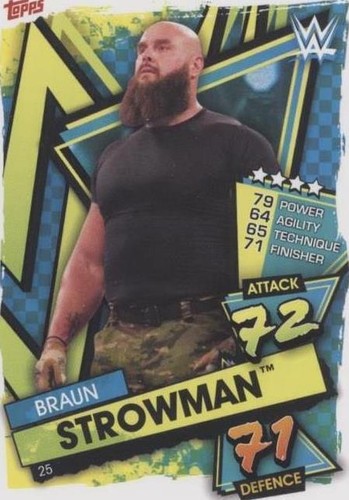 2021 Topps WWE Slam Attax - Braun Strowman #25
