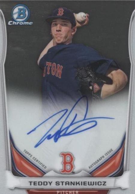 2014 Bowman Chrome - Teddy Stankiewicz #BCAP-TS