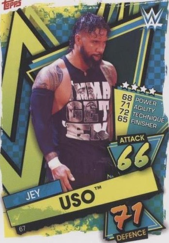 2021 Topps WWE Slam Attax - Jey Uso #67