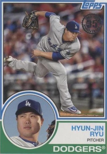 2018 Topps Update Series - Hyun-jin Ryu #83-41