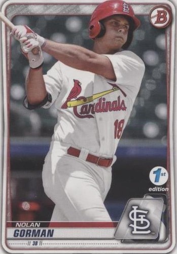 2020 Bowman 1st Edition - Nolan Gorman #BFE-66
