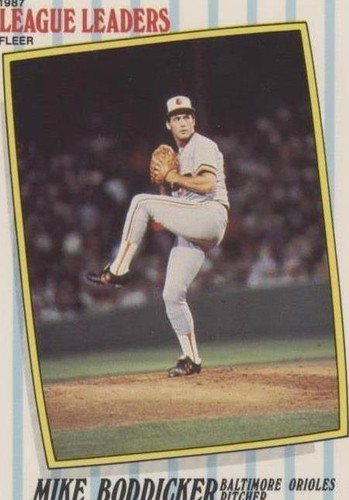 1987 Fleer Major League Leaders - Mike Boddicker #2