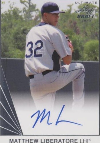 2018 Leaf Ultimate Draft - Matthew Liberatore #BA-ML1