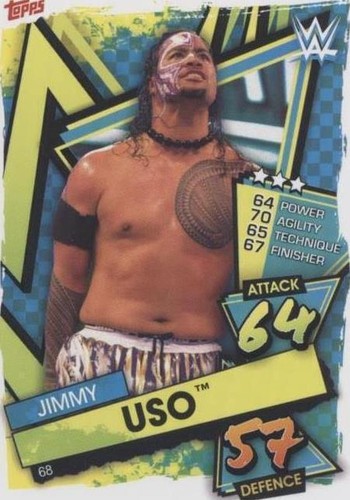 2021 Topps WWE Slam Attax - Jimmy Uso #68