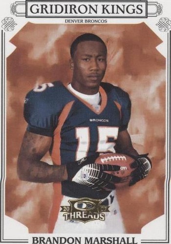 2007 Donruss Threads Brandon Marshall #PGK-4