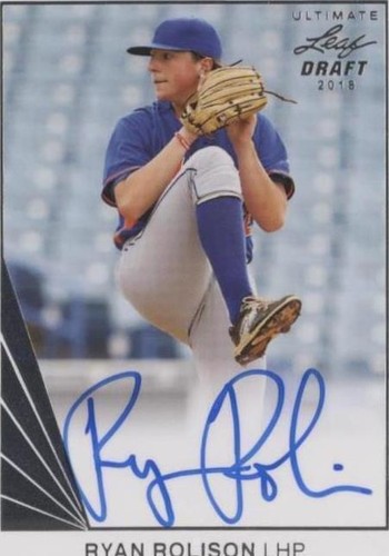 2018 Leaf Ultimate Draft - Ryan Rolison #BA-RR1