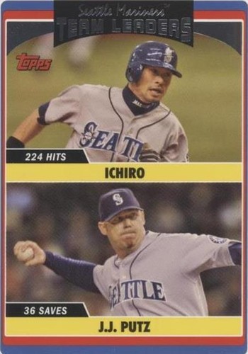 2006 Topps Updates & Highlights - Ichiro Suzuki J.J. Putz #UH320