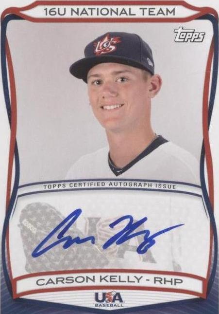 2010 Topps USA Baseball Team - Carson Kelly #A-TBD