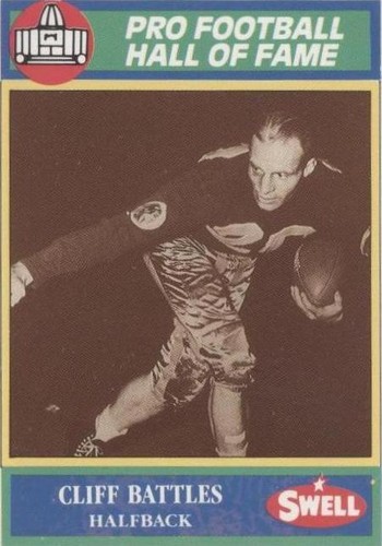 1990 Swell Pro Football Hall of Fame Cliff Battles #63