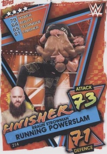 2021 Topps WWE Slam Attax - Braun Strowman #214