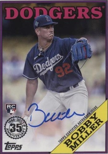 2023 Topps Update Series - Bobby Miller #88BA-BM