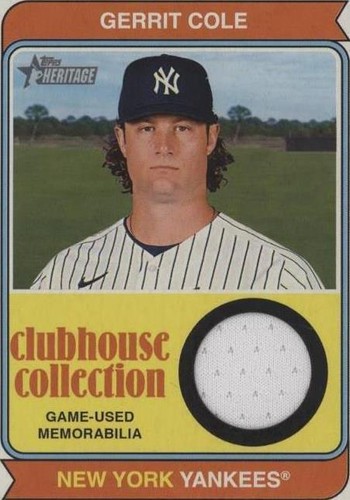 2023 Topps Heritage - Gerrit Cole #CCR-GC