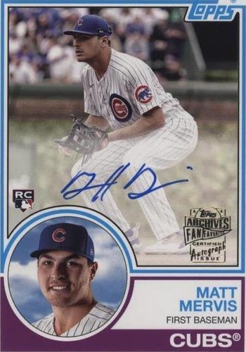 2023 Topps Archives - Matt Mervis #83FF-MM