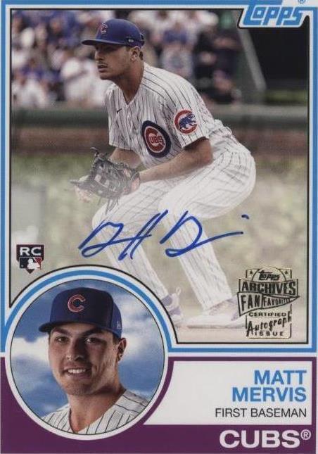 2023 Topps Archives - Matt Mervis #83FF-MM