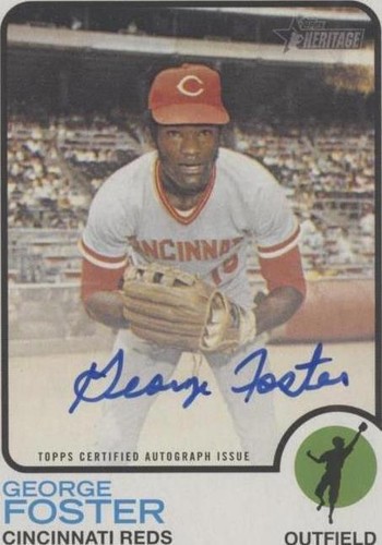 2022 Topps Heritage - George Foster #ROA-GF