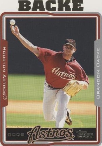 2005 Topps - Brandon Backe #506